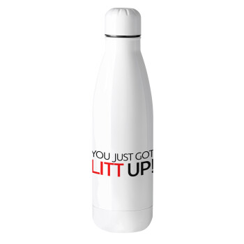 Suits You Just Got Litt Up! , Μεταλλικό παγούρι θερμός (Stainless steel), 500ml