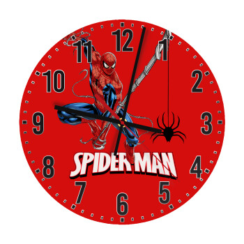 Spiderman fly, Ρολόι τοίχου ξύλινο (30cm)