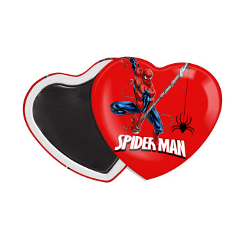 Spiderman fly, Μαγνητάκι καρδιά (57x52mm)