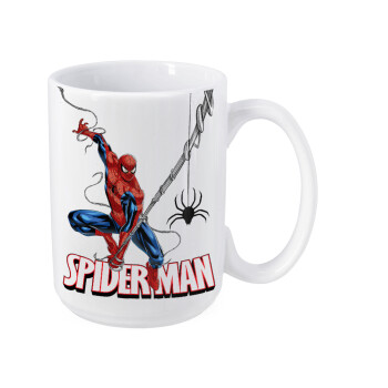 Spiderman fly, Κούπα Mega, κεραμική, 450ml