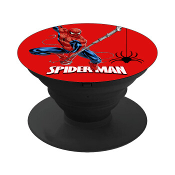 Spiderman fly, Phone Holders Stand  Black Hand-held Mobile Phone Holder