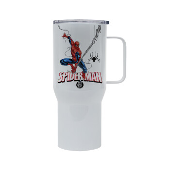 Spiderman fly, Mega Stainless steel Tumbler with lid, double wall 750L