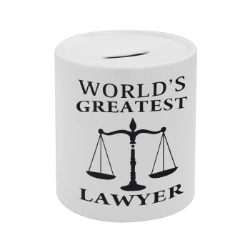 World's greatest Lawyer, Κουμπαράς πορσελάνης με τάπα