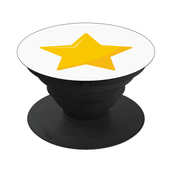 Star, Phone Holders Stand  Black Hand-held Mobile Phone Holder