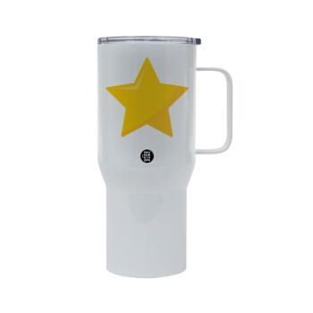 Star, Mega Stainless steel Tumbler with lid, double wall 750L