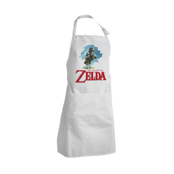 Zelda, Adult Chef Apron (with sliders and 2 pockets)