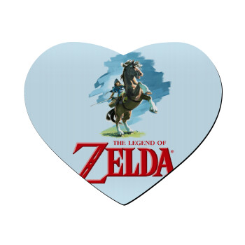Zelda, Mousepad heart 23x20cm