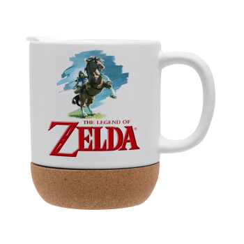 Zelda, Ceramic coffee mug Cork (MAT), 330ml (1pcs)