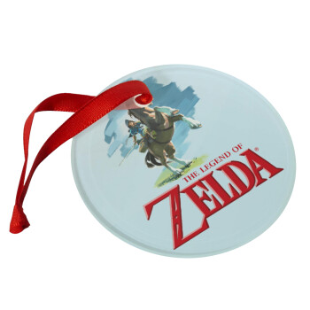 Zelda, Christmas ornament glass 9cm