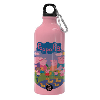 Peppa pig Family, Water bottle 600ml