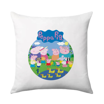 Peppa pig Family, Sofa cushion 40x40cm includes filling