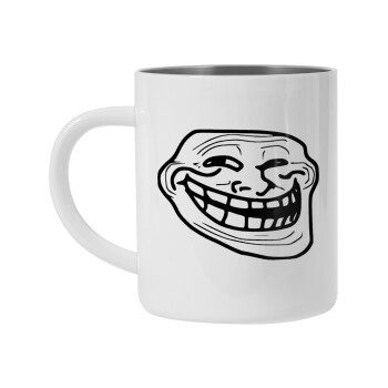 Troll face, Mug Stainless steel double wall 450ml