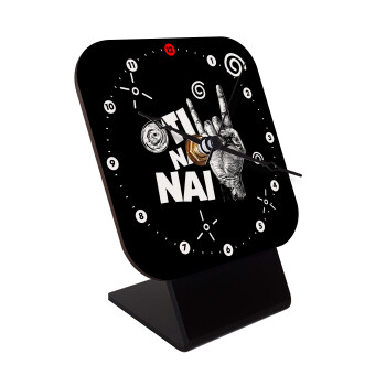 Ότι να 'ναι, Quartz Wooden table clock with hands (10cm)