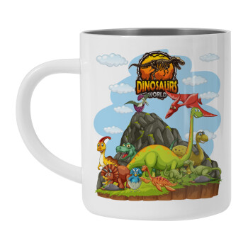 Dinosaur's world, Κούπα Ανοξείδωτη διπλού τοιχώματος 450ml