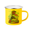 Yellow Enamel Metallic Cup 360ml