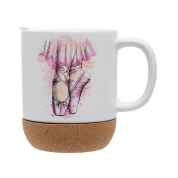 Ballerina shoes, Ceramic coffee mug Cork (MAT), 330ml (1pcs)