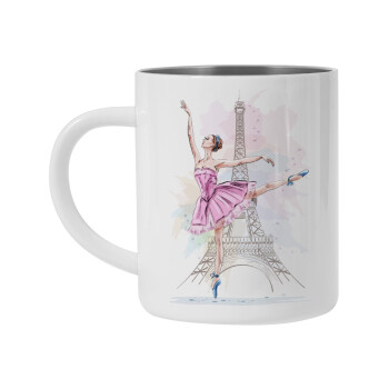 Ballerina in Paris, Mug Stainless steel double wall 450ml