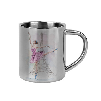 Ballerina in Paris, Mug Stainless steel double wall 300ml