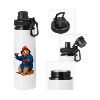 Αρκουδάκι Πάντινγκτον, Metal water bottle with safety cap, aluminum 850ml