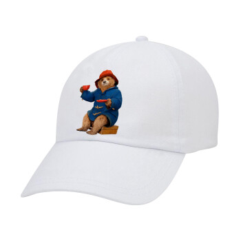 Αρκουδάκι Πάντινγκτον, Καπέλο Ενηλίκων Baseball Λευκό 5-φύλλο (POLYESTER, ΕΝΗΛΙΚΩΝ, UNISEX, ONE SIZE)