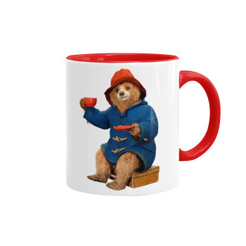 Αρκουδάκι Πάντινγκτον, Mug colored red, ceramic, 330ml