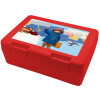 Children's cookie container RED 185x128x65mm (BPA free plastic)