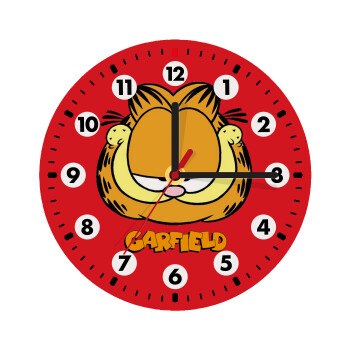 Garfield, Ρολόι τοίχου ξύλινο (20cm)
