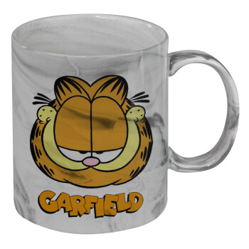 Garfield, Mug ceramic marble style, 330ml