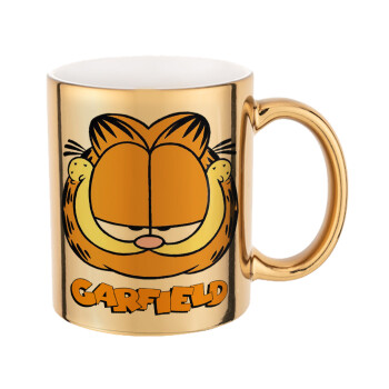 Garfield, Mug ceramic, gold mirror, 330ml