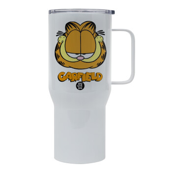 Garfield, Mega Stainless steel Tumbler with lid, double wall 750L