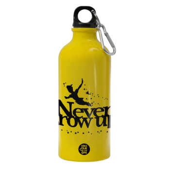 Peter pan, Never Grow UP, Water bottle 600ml