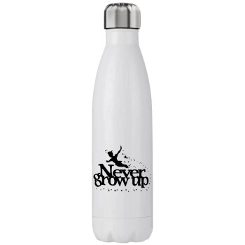 Peter pan, Never Grow UP, Stainless steel, double-walled, 750ml