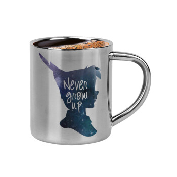 Never Grow UP, Double-wall metal cup for espresso (220ml)