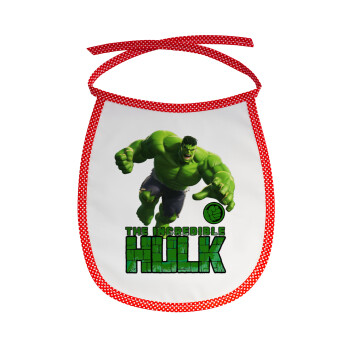 Hulk, Σαλιάρα μωρού αλέκιαστη με κορδόνι Κόκκινη