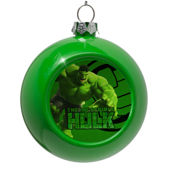 Hulk, Green Christmas tree ornament bauble 8cm