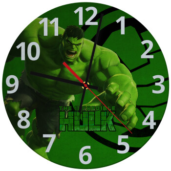 Hulk, Ρολόι τοίχου γυάλινο (30cm)
