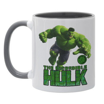 Hulk, Mug colored grey, ceramic, 330ml
