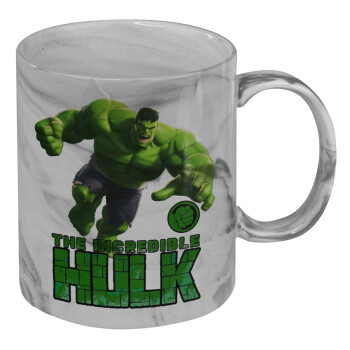 Hulk, Mug ceramic marble style, 330ml