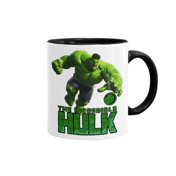 Hulk, Mug colored black, ceramic, 330ml