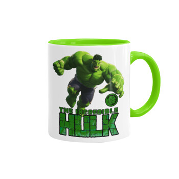 Hulk, Mug colored light green, ceramic, 330ml
