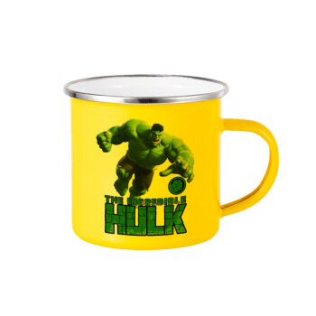 Hulk, Yellow Enamel Metallic Cup 360ml