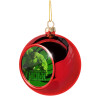 Christmas tree ball Red 8cm