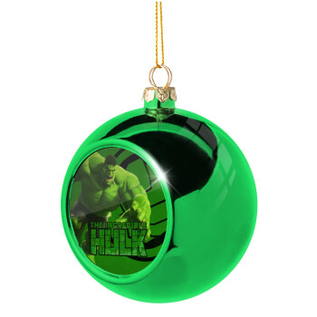 Hulk, Green Christmas tree ornament ball 8cm