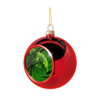 Hulk, Christmas tree ball Red 8cm