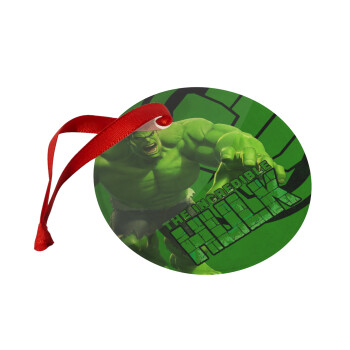 Hulk, Christmas ornament glass 9cm