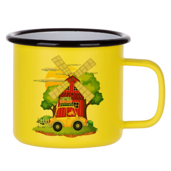 Toy car, Metallic enamel MATT Yellow cup 360ml