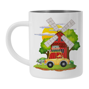 Toy car, Mug Stainless steel double wall 450ml