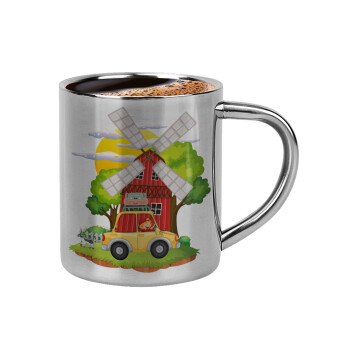 Toy car, Double-wall metal cup for espresso (220ml)