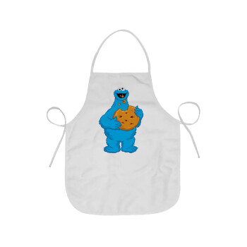 Cookie Monster, Chef Apron Short Full Length Adult (63x75cm)