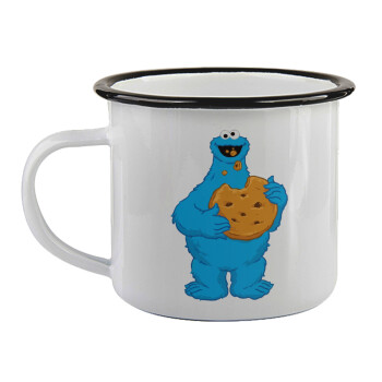 Cookie Monster, Κούπα εμαγιέ με μαύρο χείλος 360ml